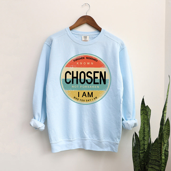 Chosen Not Forsaken Colorful | Garment Dyed Sweatshirt