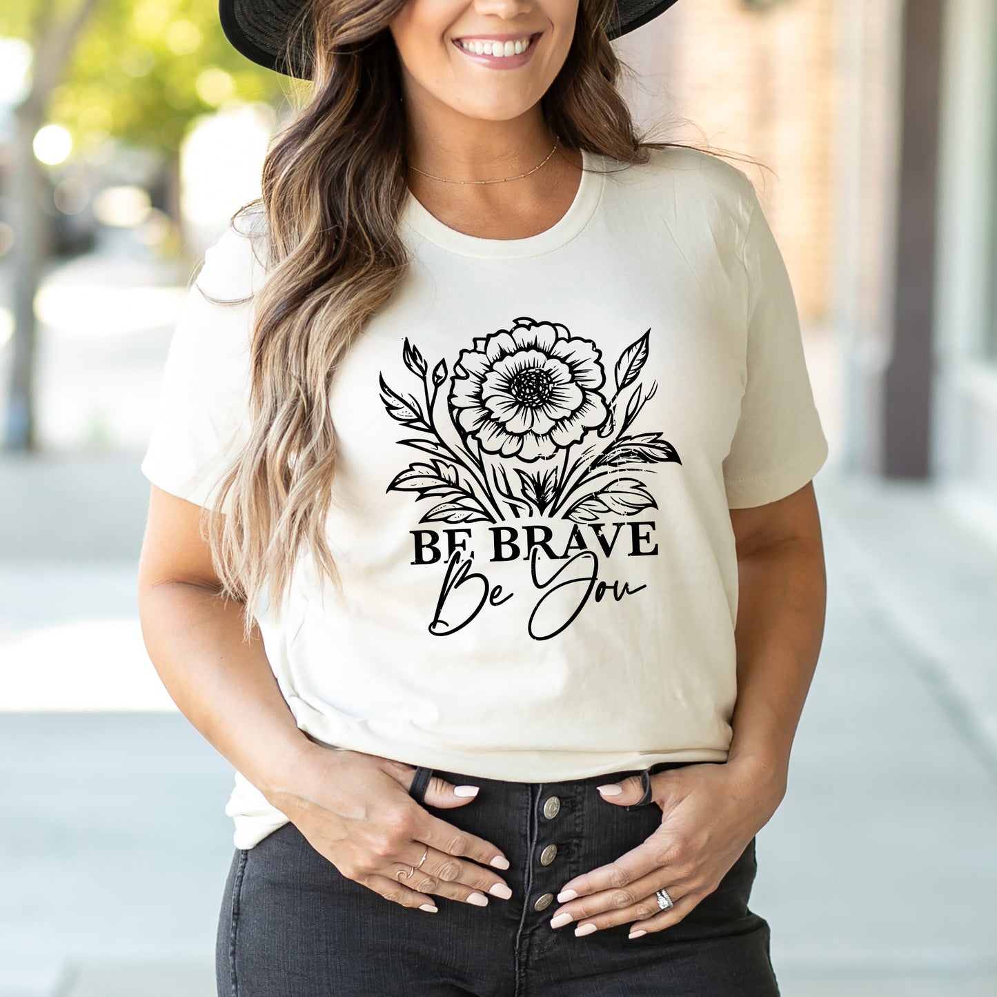 Be Brave Be You | Short Sleeve Crew Neck