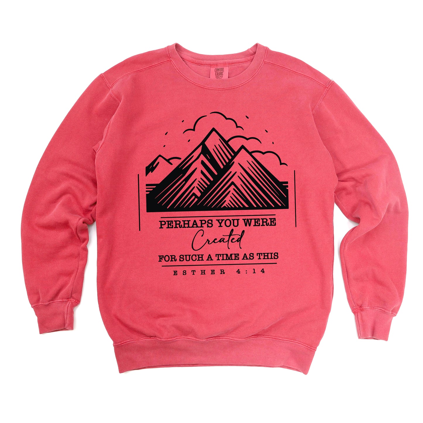 You Were Created Mountains | Garment Dyed Sweatshirt