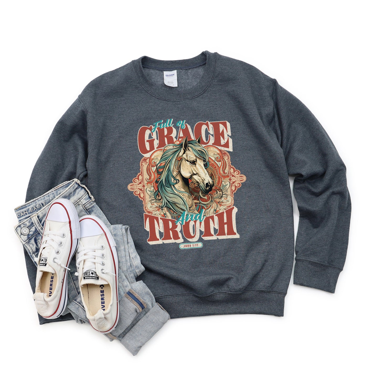 Grace Horse | Graphic Sweatshirt