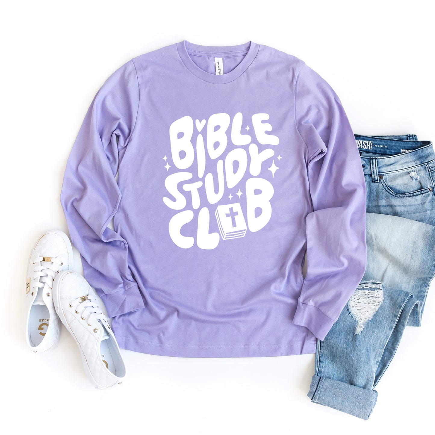 Bible Study Club | Long Sleeve Crew Neck