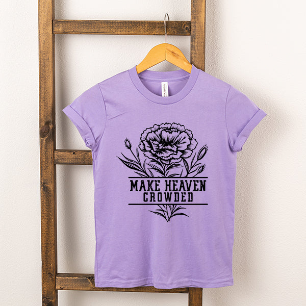 Make Heaven Crowded Flower Youth Short Sleeve Crew