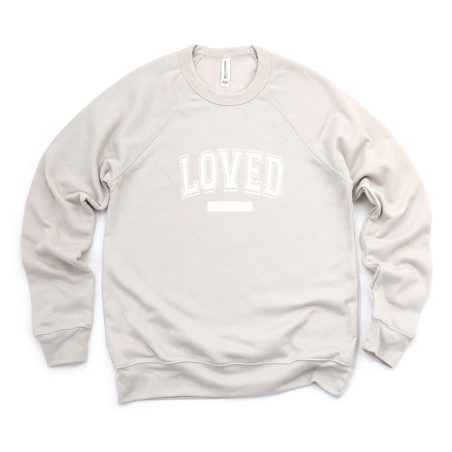 Loved Varsity 3.16 | Bella Canvas Premium Sweatshirt