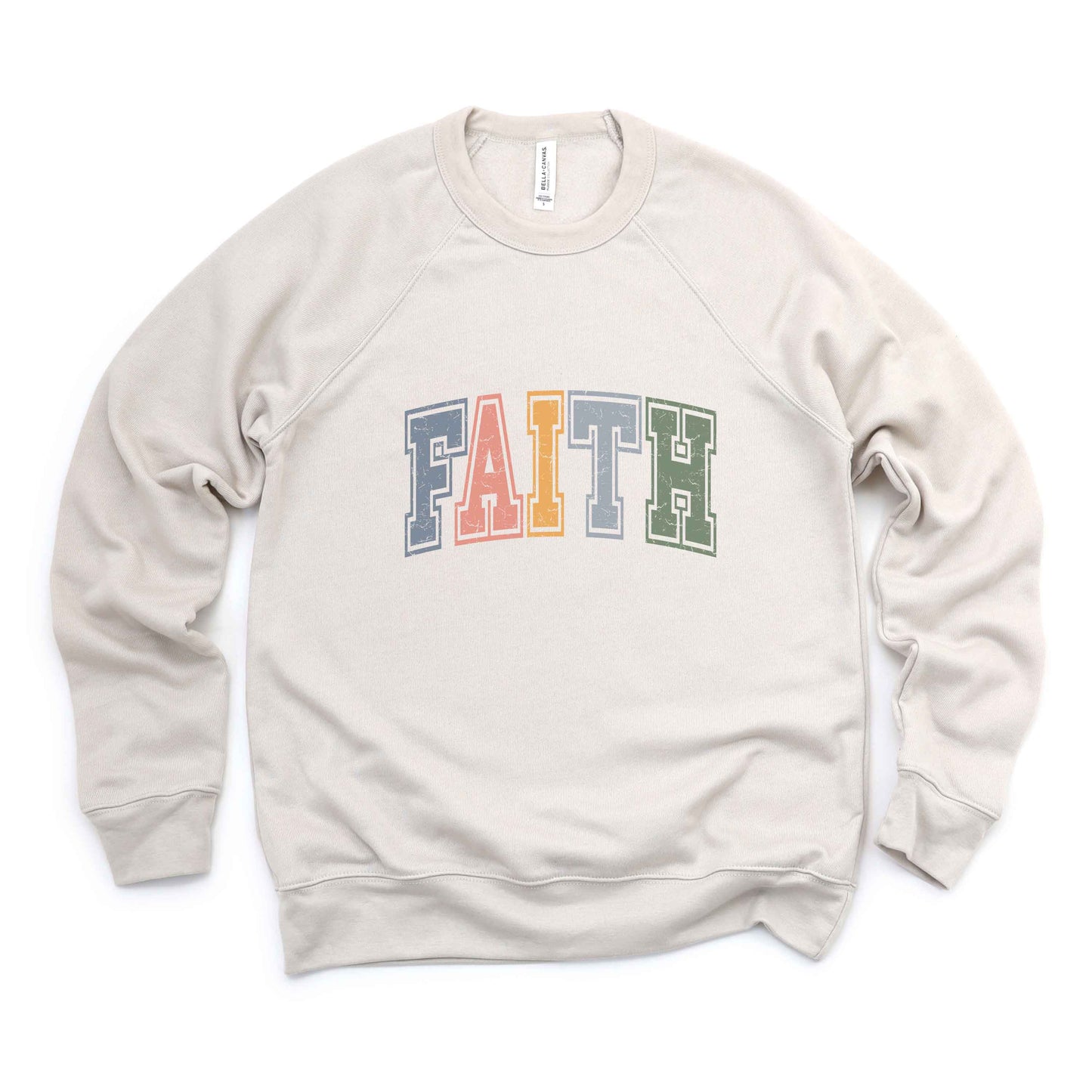 Faith Varsity | Bella Canvas Premium Sweatshirt