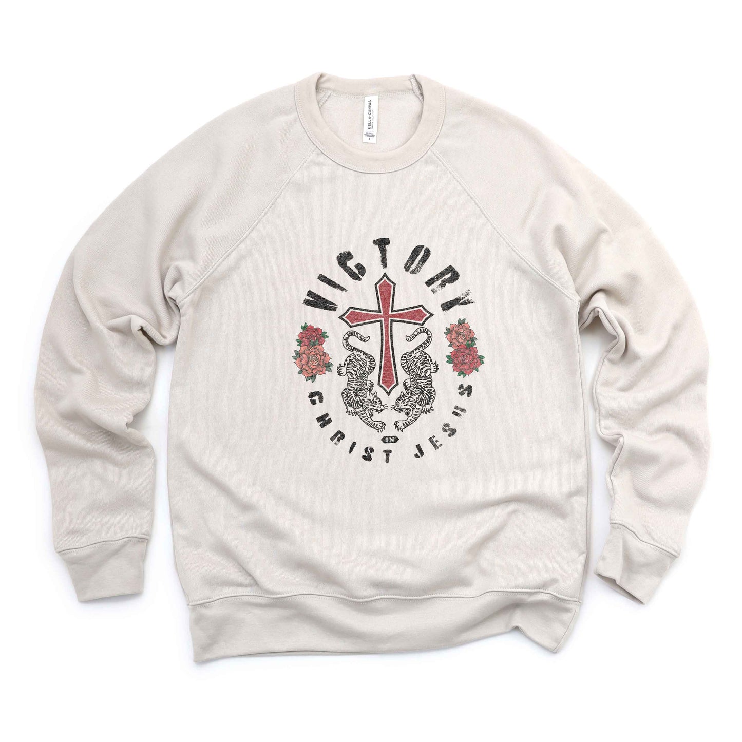 Victory Cross | Bella Canvas Premium Sweatshirt
