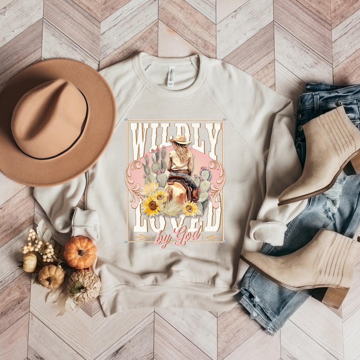 Wildly Loved By God | Bella Canvas Sweatshirt