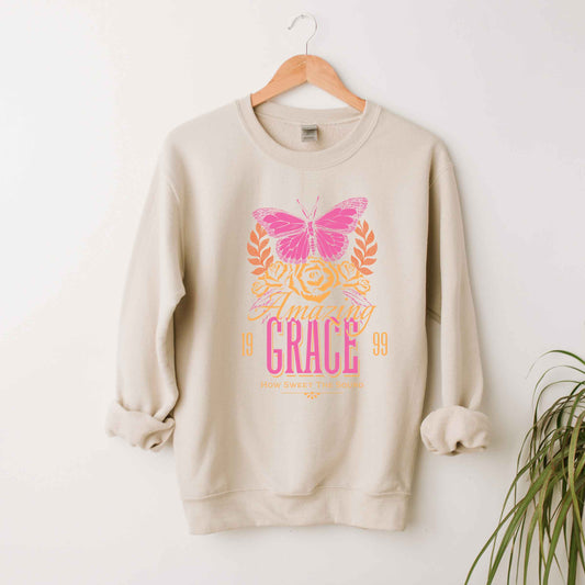 Amazing Grace Butterfly | Sweatshirt