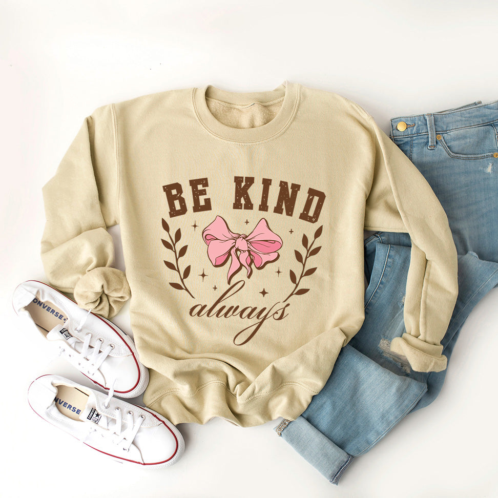 Coquette Be Kind Always | Graphic Sweatshirt