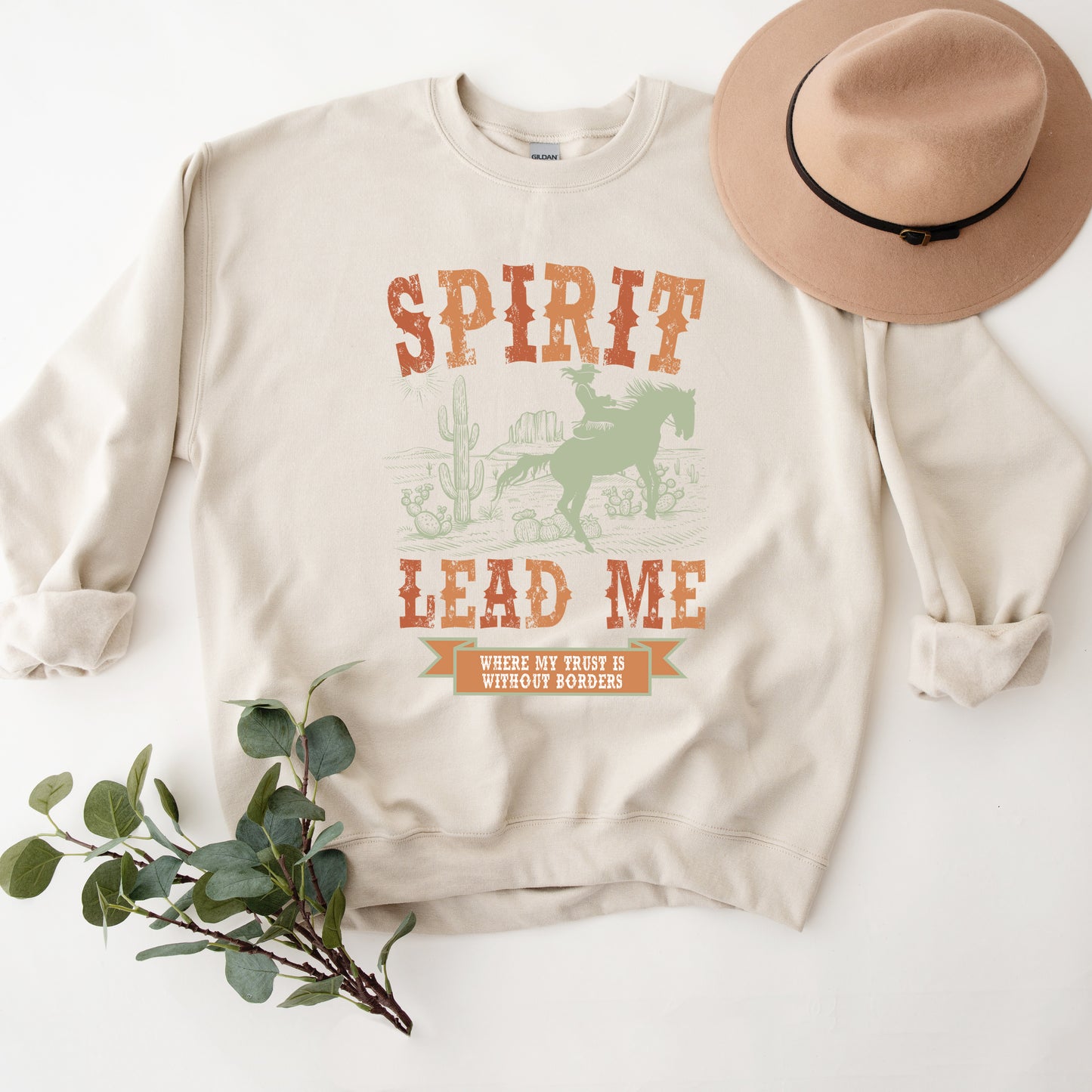 Spirit Lead Me Western | Sweatshirt