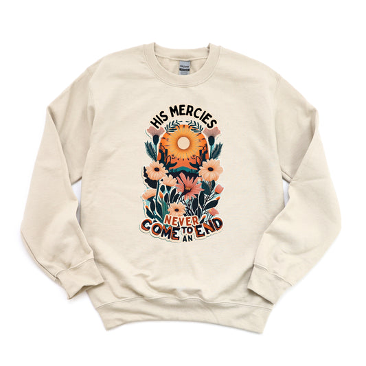 His Mercies Never End | Graphic Sweatshirt