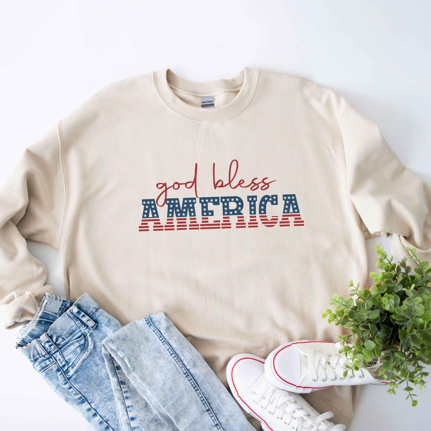 God Bless America Flag | Sweatshirt