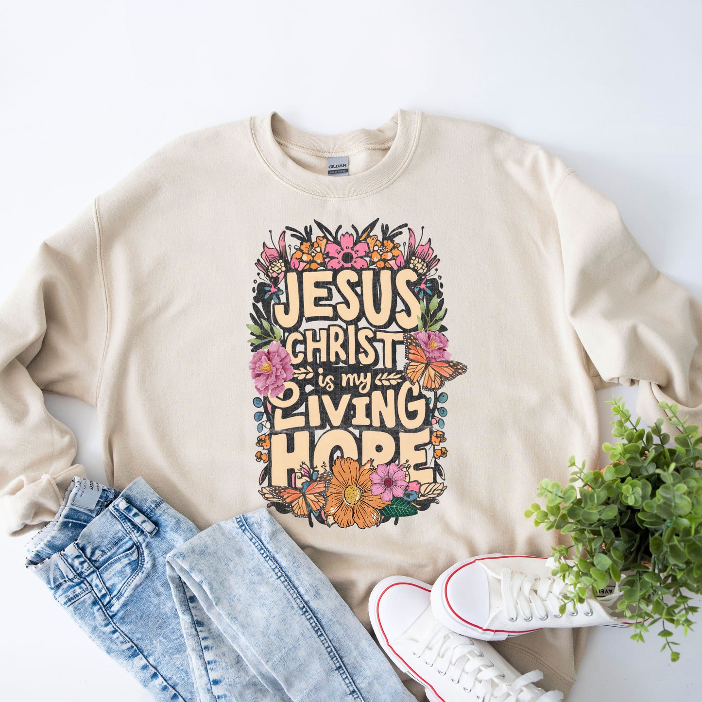 Jesus Is My Hope | Graphic Sweatshirt