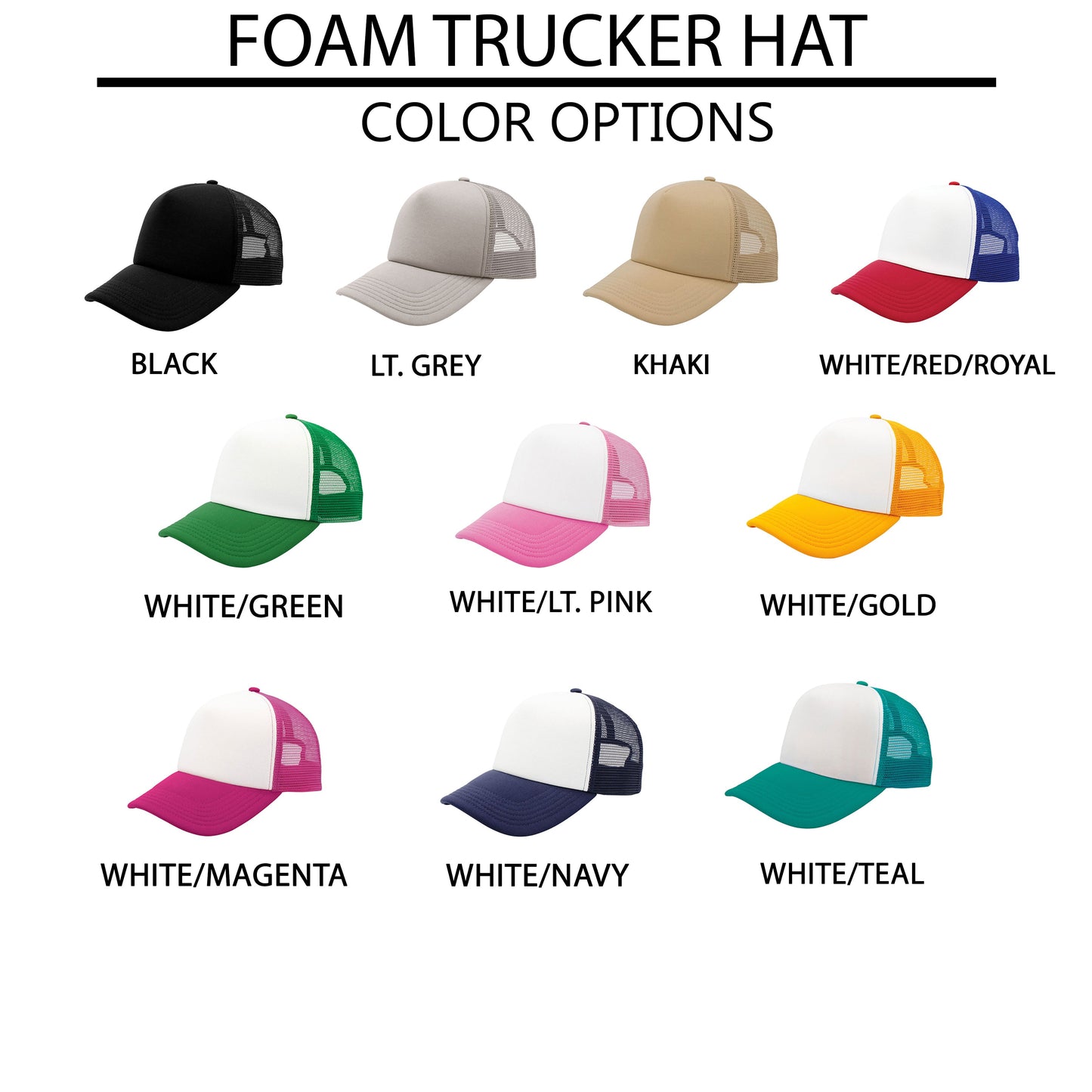 Faith Block Colorful | Foam Trucker Hat