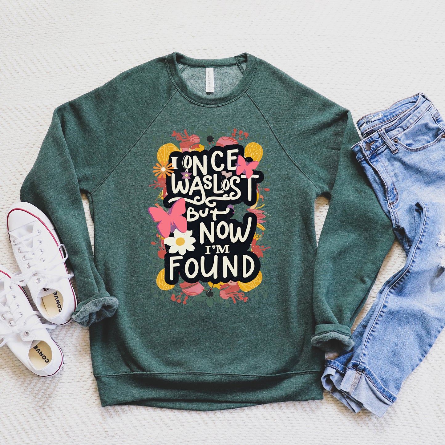 I Once Was Lost | Bella Canvas Sweatshirt