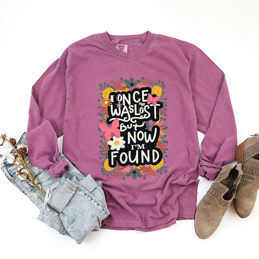 I Once Was Lost | Garment Dyed Long Sleeve