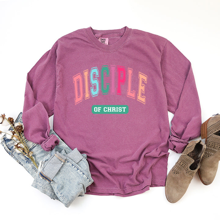 Disciple Block Colorful | Garment Dyed Long Sleeve