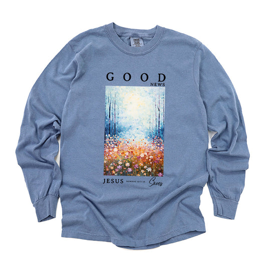 Good News | Garment Dyed Long Sleeve