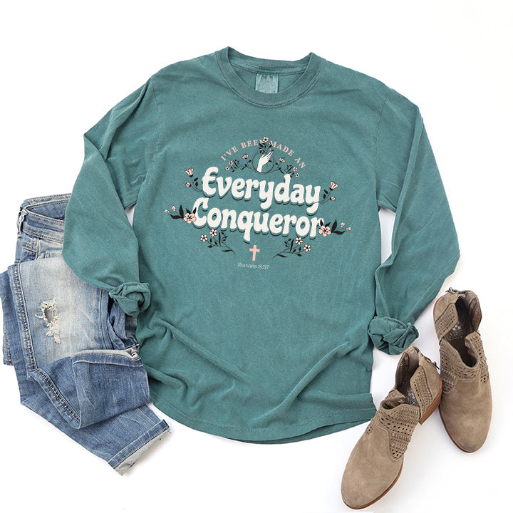 Everyday Conqueror | Garment Dyed Long Sleeve