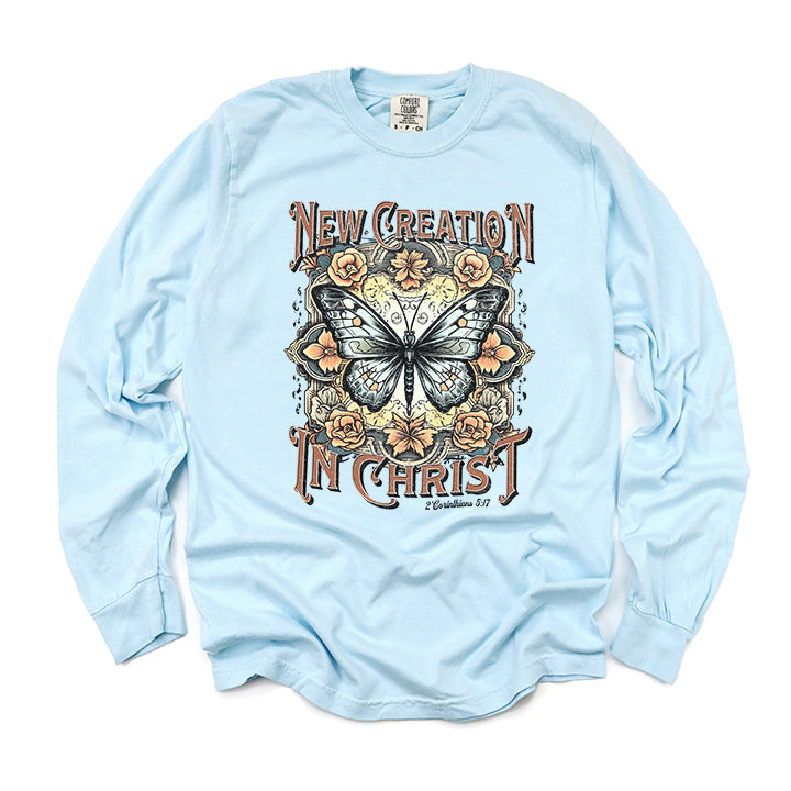 New Creation In Christ | Garment Dyed Long Sleeve