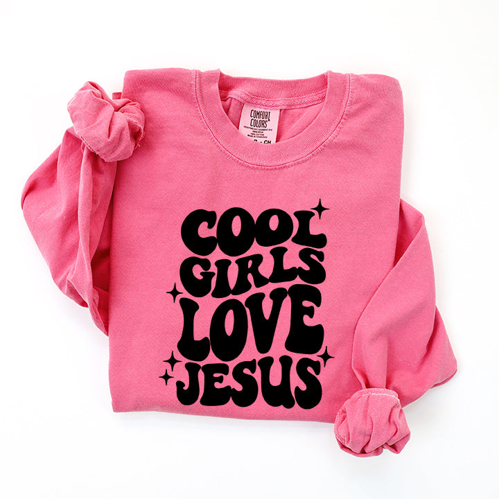 Cool Girls Love Jesus | Garment Dyed Long Sleeve