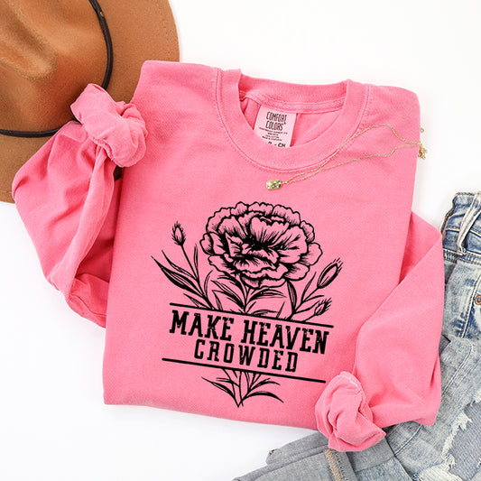 Make Heaven Crowded Flower | Garment Dyed Long Sleeve