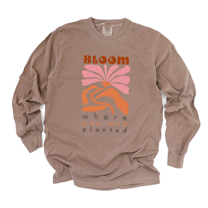 Bloom Boho | Garment Dyed Long Sleeve