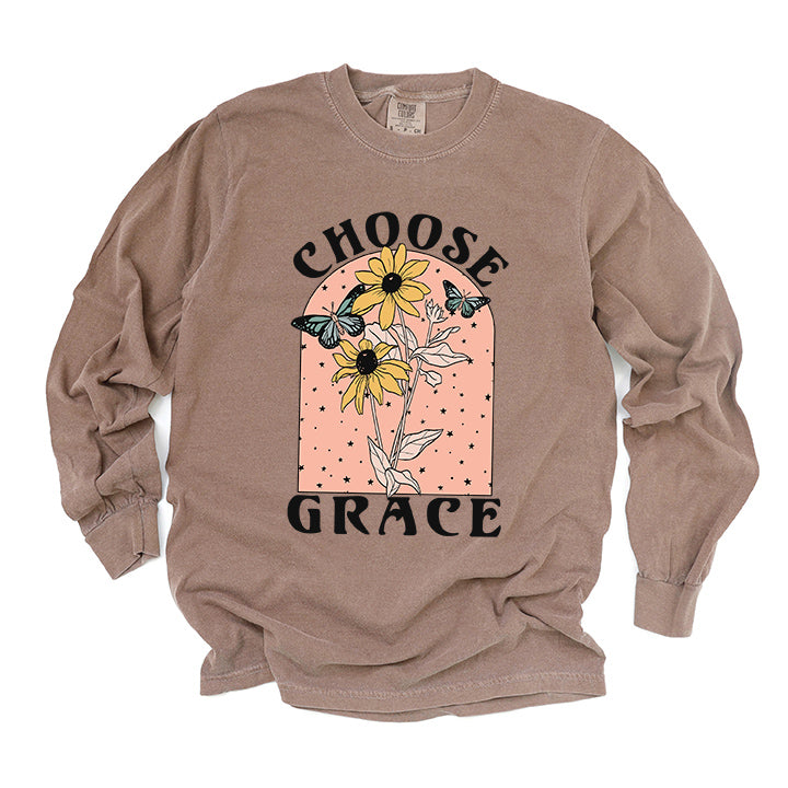 Choose Grace | Garment Dyed Long Sleeve