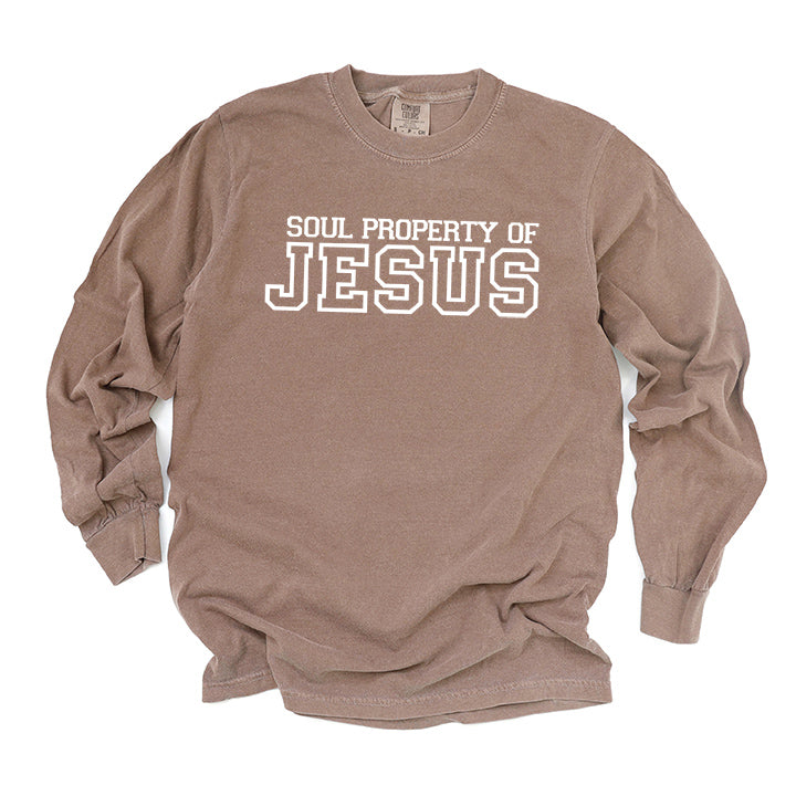 Soul Property Of Jesus | Garment Dyed Long Sleeve