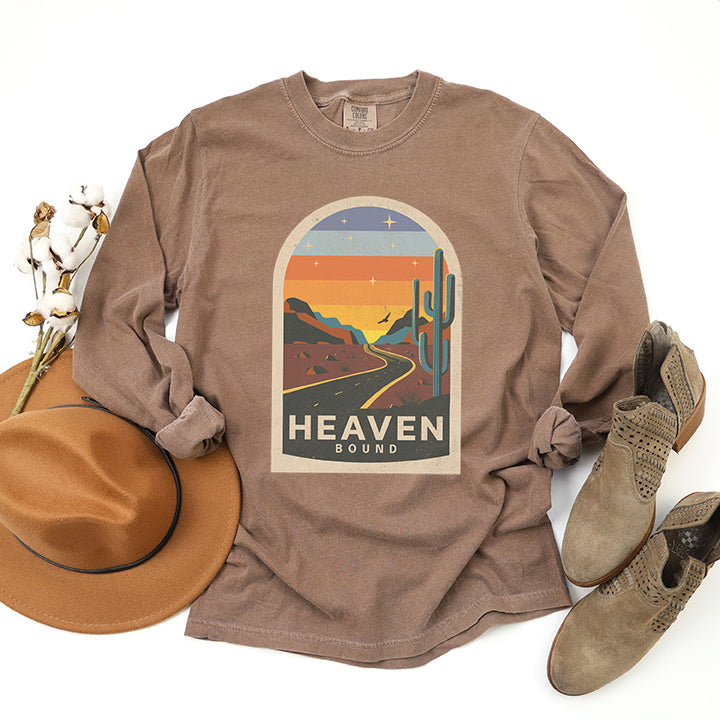 Heaven Bound | Garment Dyed Long Sleeve