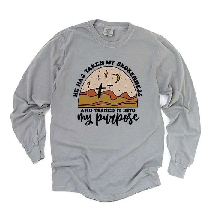 Brokenness To Purpose Desert | Garment Dyed Long Sleeve