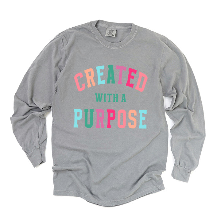 Created With A Purpose Colorful | Garment Dyed Long Sleeve