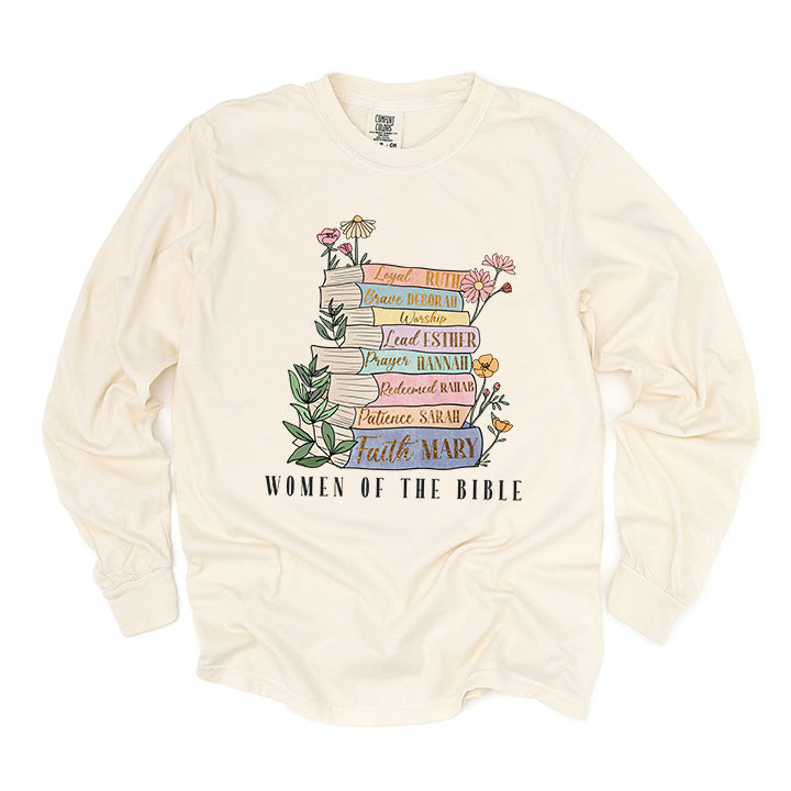 Women Of The Bible | Garment Dyed Long Sleeve