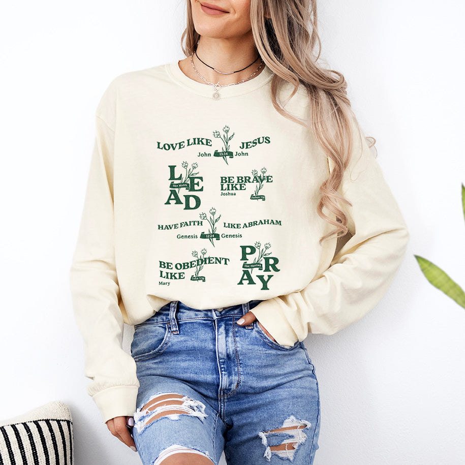 Bible Figures | Garment Dyed Long Sleeve