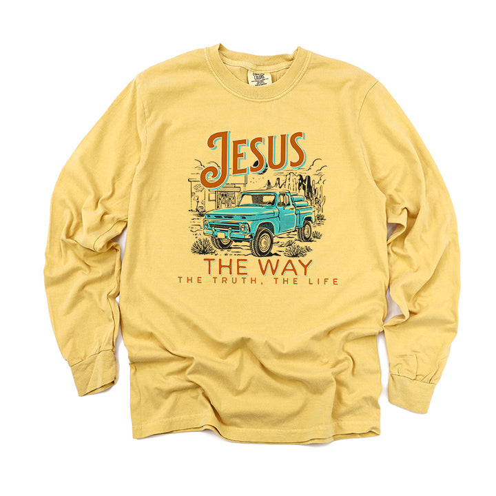 Way Truth Life Truck | Garment Dyed Long Sleeve