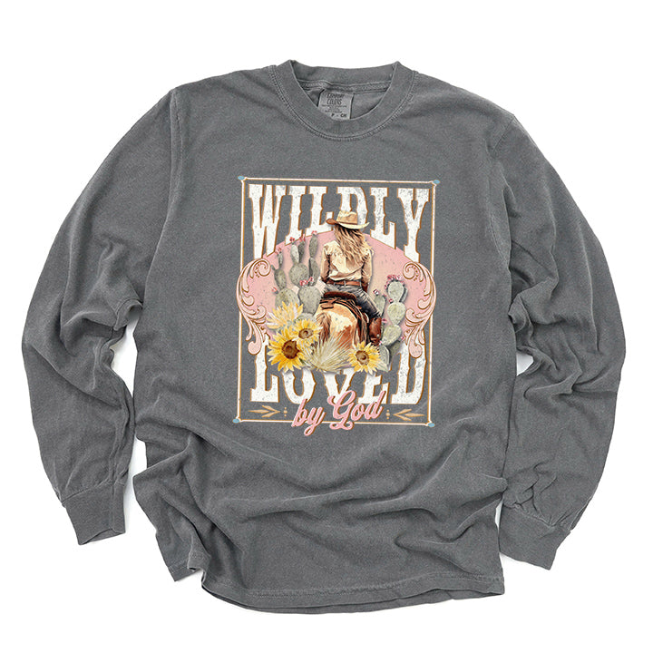 Wildly Loved By God | Garment Dyed Long Sleeve