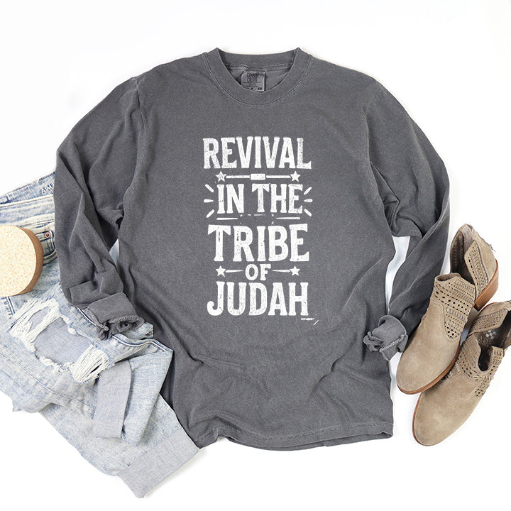 Revival In The Tribe | Garment Dyed Long Sleeve