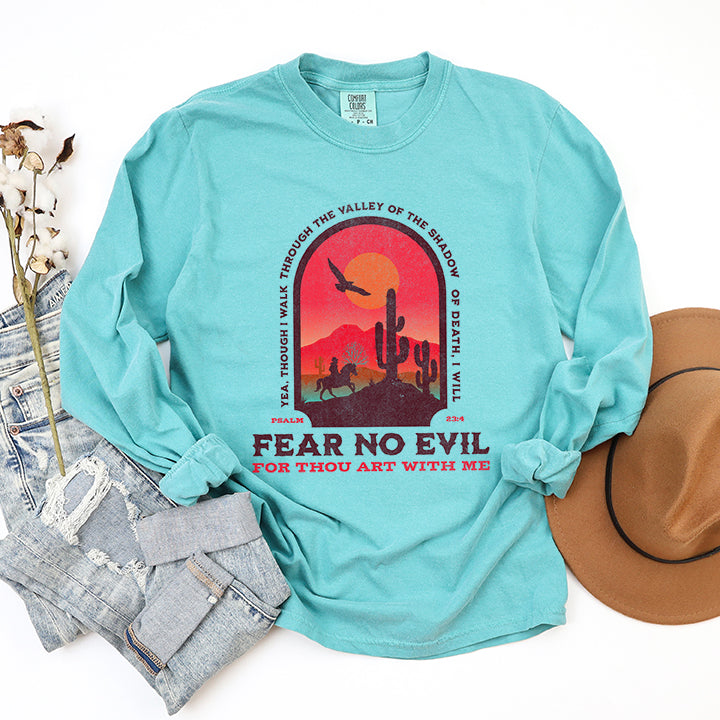 Fear No Evil | Garment Dyed Long Sleeve