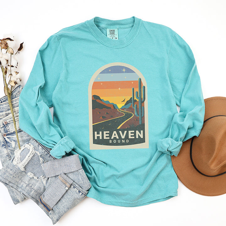 Heaven Bound | Garment Dyed Long Sleeve