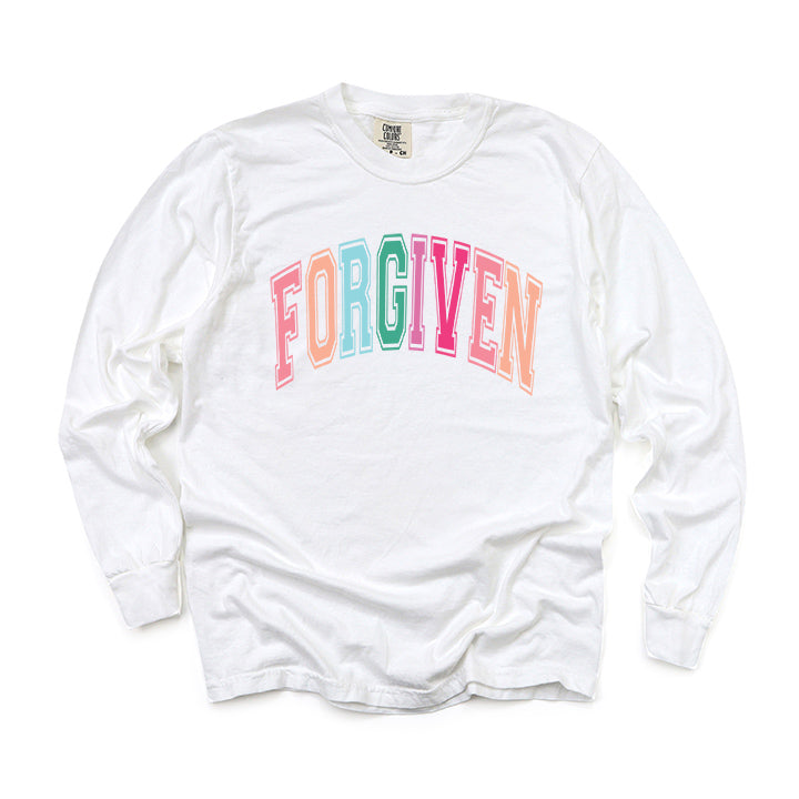 Forgiven Block Colorful | Garment Dyed Long Sleeve