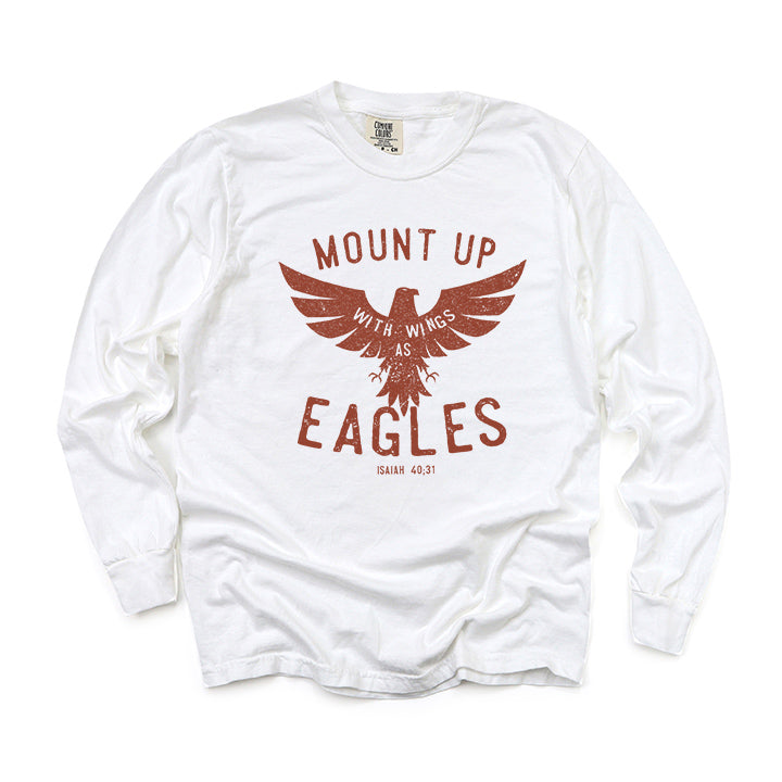 Wings As Eagles | Garment Dyed Long Sleeve