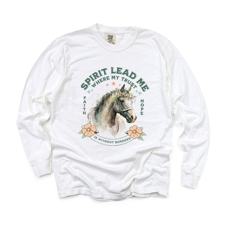 Spirit Lead Me | Garment Dyed Long Sleeve