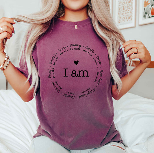 I Am Circle | Garment Dyed Tee