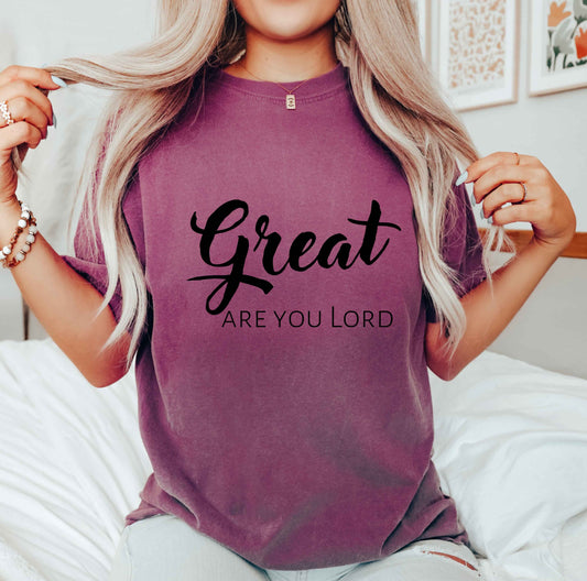 Great Are You Lord | Short Sleeve Crew Neck