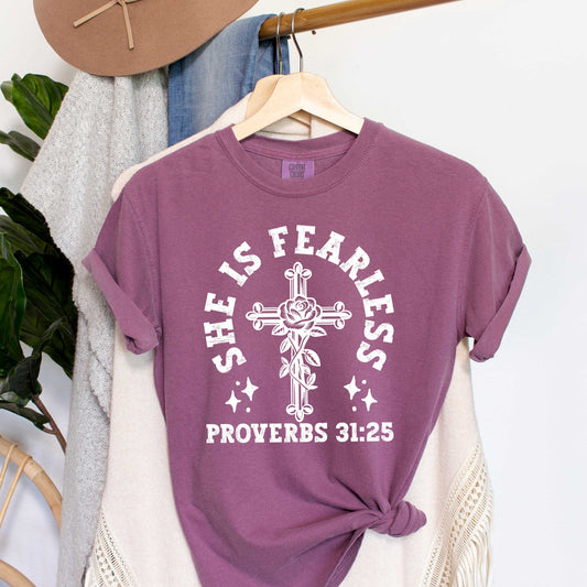 She Is Fearless | Garment Dyed Tee