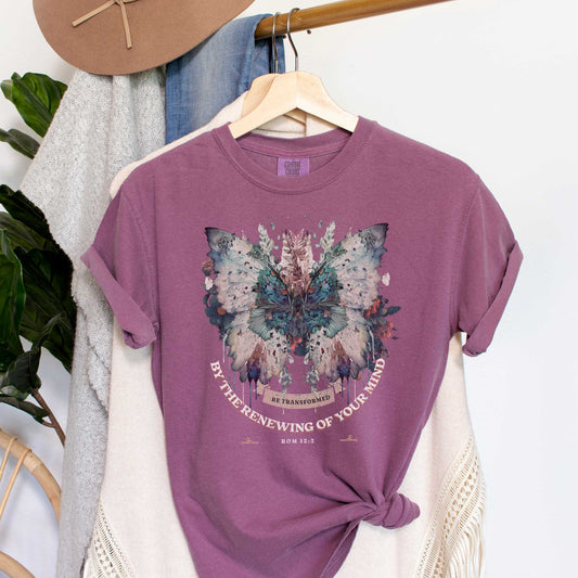 Butterfly Floral | Garment Dyed Tee