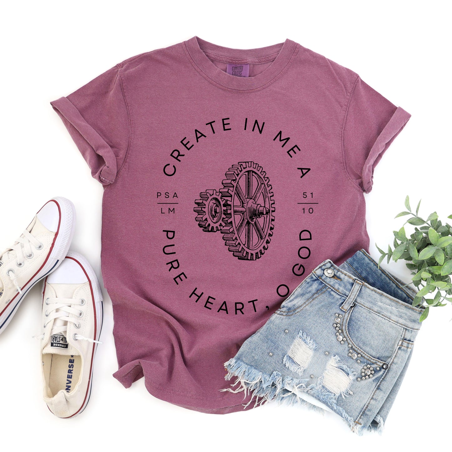 Pure Heart O God | Garment Dyed Tee