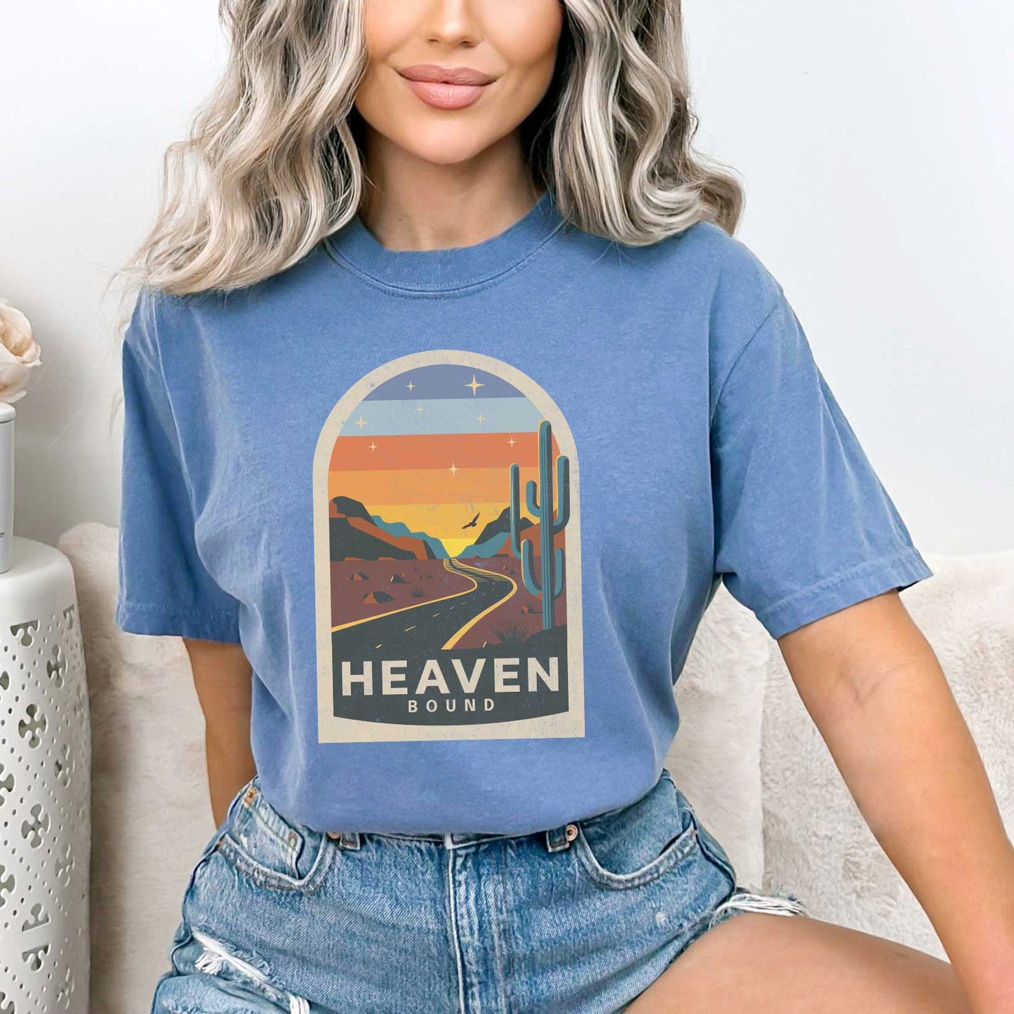 Heaven Bound | Garment Dyed Tee