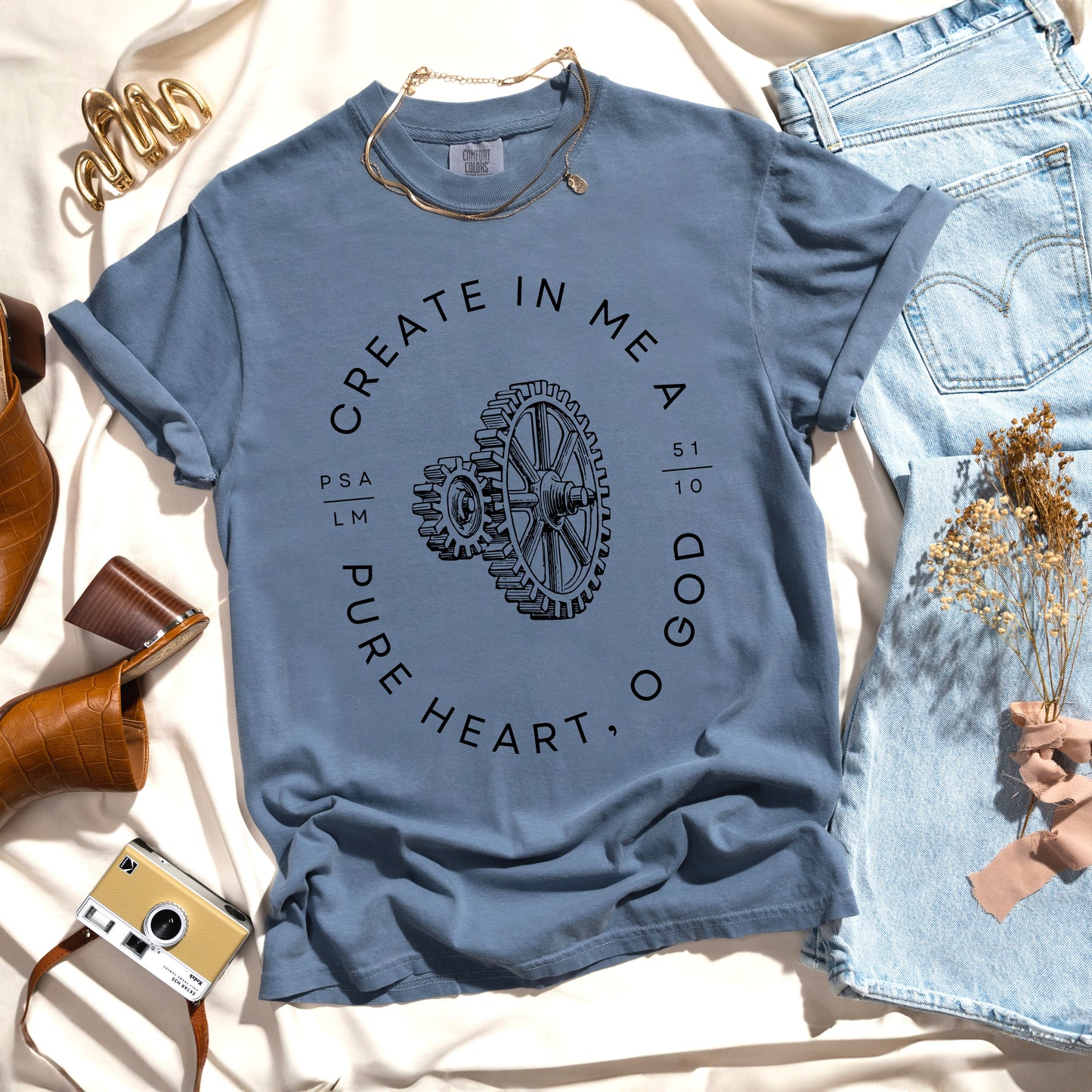 Pure Heart O God | Garment Dyed Tee