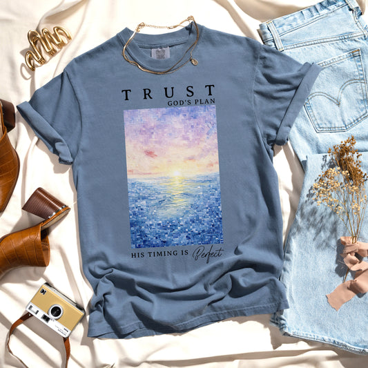 Trust God's Plan | Garment Dyed Tee