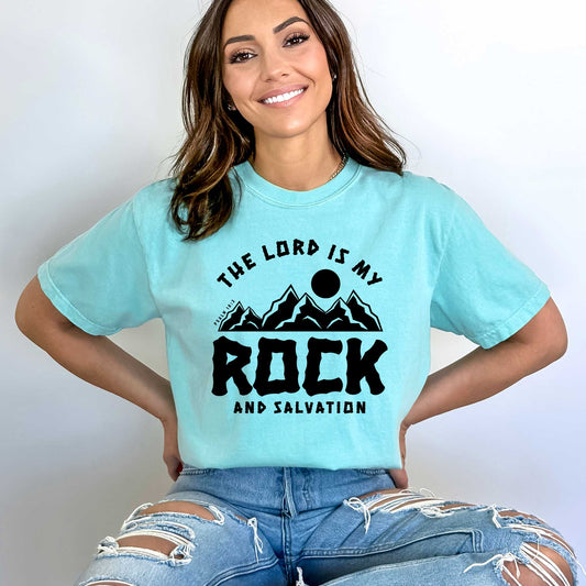 The Lord Is My Rock | Garment Dyed Tee